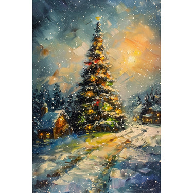 Christmas Scenery Canvas
